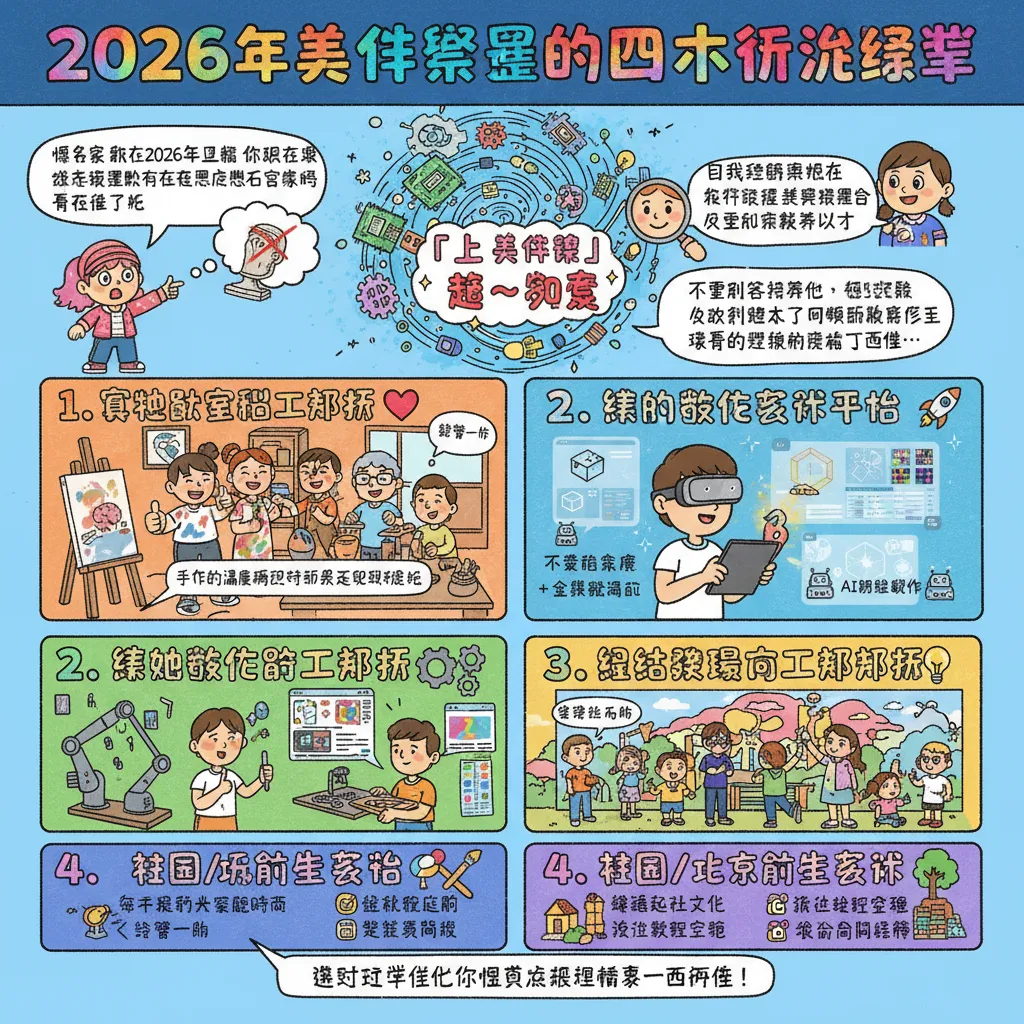 2026年美術課程的四大主流類型